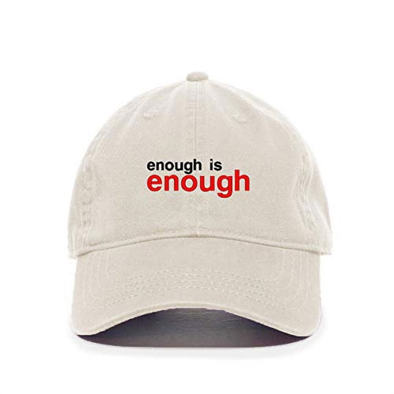 Tech Design BLM Enough is Enough Baseball Cap Embroidered Cotton Adjustable Dad Hat