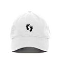 thumbnail image 1 of Tech Design Baby Feet Baseball Cap Embroidered Cotton Adjustable Dad Hat White, 1 of 1