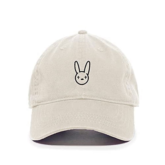 Tech Design Bad Bunny Baseball Cap Embroidered Cotton Adjustable Dad Hat