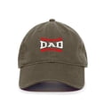 thumbnail image 1 of Tech Design Baseball Dad Baseball Cap Embroidered Cotton Adjustable Dad Hat Olive, 1 of 1