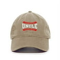 thumbnail image 1 of Tech Design Baseball Uncle Baseball Cap Embroidered Cotton Adjustable Dad Hat Khaki, 1 of 1