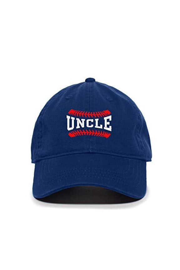 Baseball Uncle Baseball Cap Embroidered Cotton Adjustable Dad Hat Royal Blue