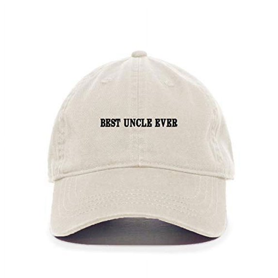Tech Design Best Uncle Ever Baseball Cap Embroidered Cotton Adjustable Dad Hat