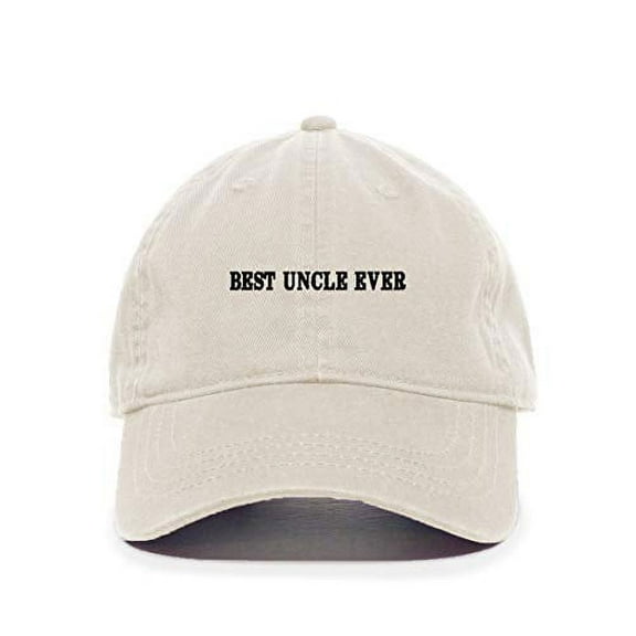 Tech Design Best Uncle Ever Baseball Cap Embroidered Cotton Adjustable Dad Hat