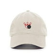 thumbnail image 1 of Tech Design Bowling Baseball Cap Embroidered Cotton Adjustable Dad Hat, 1 of 1