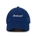 thumbnail image 1 of Tech Design Bridesmaid Baseball Cap Embroidered Cotton Adjustable Dad Hat Royal Blue, 1 of 1