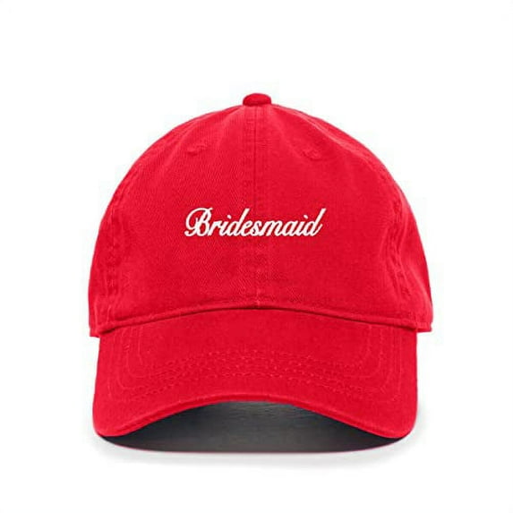 Tech Design Bridesmaid Baseball Cap Embroidered Cotton Adjustable Dad Hat