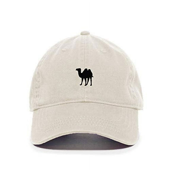 Tech Design Camel Baseball Cap Embroidered Cotton Adjustable Dad Hat