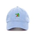 thumbnail image 1 of Tech Design Carrots Baseball Cap Embroidered Cotton Adjustable Dad Hat Light Blue, 1 of 1