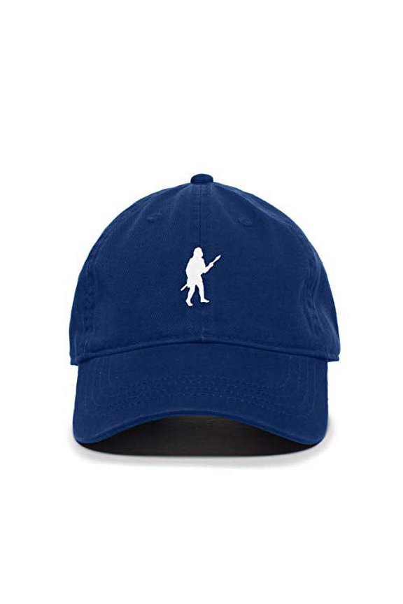 Caveman Baseball Cap Embroidered Cotton Adjustable Dad Hat Royal Blue