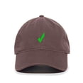 thumbnail image 1 of Tech Design Check Mark Baseball Cap Embroidered Cotton Adjustable Dad Hat Brown, 1 of 1