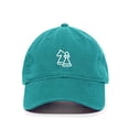thumbnail image 1 of Tech Design Chess Baseball Cap Embroidered Cotton Adjustable Dad Hat Teal, 1 of 1
