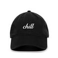 thumbnail image 1 of Tech Design Chill Baseball Cap Embroidered Cotton Adjustable Dad Hat Black, 1 of 1