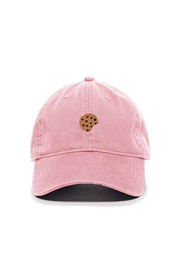 Chocolate Chip Cookie Baseball Cap Embroidered Cotton Adjustable Dad Hat