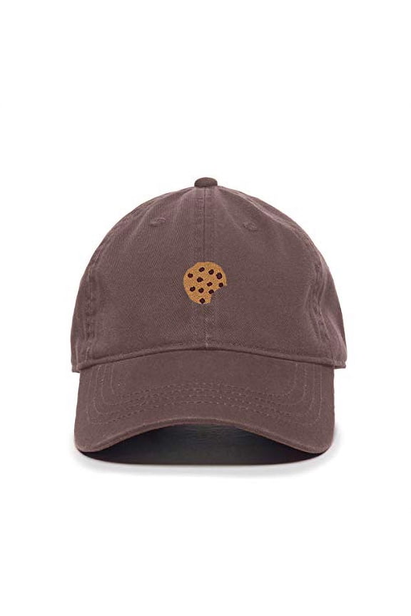 Chocolate Chip Cookie Baseball Cap Embroidered Cotton Adjustable Dad Hat