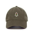 thumbnail image 1 of Tech Design Christmas Tree Baseball Cap Embroidered Cotton Adjustable Dad Hat Olive, 1 of 1