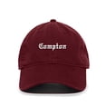 thumbnail image 1 of Tech Design Compton Baseball Cap Embroidered Cotton Adjustable Dad Hat Burgundy, 1 of 1
