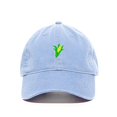 thumbnail image 1 of Tech Design Corn Baseball Cap Embroidered Cotton Adjustable Dad Hat Light Blue, 1 of 1