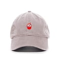 thumbnail image 1 of Tech Design Cupcake Baseball Cap Embroidered Cotton Adjustable Dad Hat Light Grey, 1 of 1
