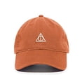 thumbnail image 1 of Tech Design Deathly Hallows Baseball Cap Embroidered Cotton Adjustable Dad Hat Orange, 1 of 1