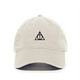 thumbnail image 1 of Tech Design Deathly Hallows Baseball Cap Embroidered Cotton Adjustable Dad Hat, 1 of 1