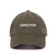 thumbnail image 1 of Tech Design Director Baseball Cap Embroidered Cotton Adjustable Dad Hat Olive, 1 of 1