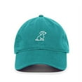 thumbnail image 1 of Tech Design Dog Baseball Cap Embroidered Cotton Adjustable Dad Hat Teal, 1 of 1
