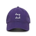 thumbnail image 1 of Tech Design Dog Dad Baseball Cap Embroidered Cotton Adjustable Dad Hat Purple, 1 of 1