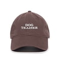 thumbnail image 1 of Tech Design Dog Trainer Baseball Cap Embroidered Cotton Adjustable Dad Hat Brown, 1 of 1