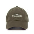thumbnail image 1 of Tech Design Dog Trainer Baseball Cap Embroidered Cotton Adjustable Dad Hat Olive, 1 of 1
