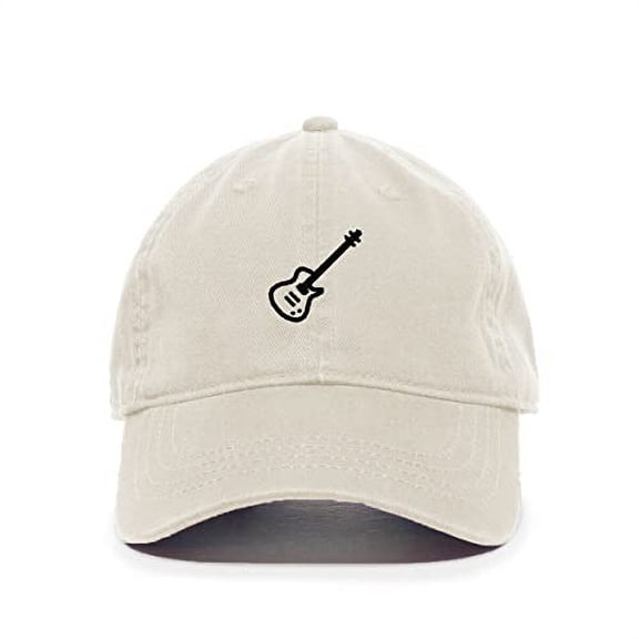 Tech Design Electric Guitar Baseball Cap Embroidered Cotton Adjustable Dad Hat