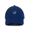 thumbnail image 1 of Tech Design Elephant Baseball Cap Embroidered Cotton Adjustable Dad Hat Royal Blue, 1 of 1