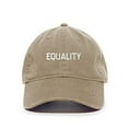 thumbnail image 1 of Tech Design Equality Baseball Cap Embroidered Cotton Adjustable Dad Hat Khaki, 1 of 1