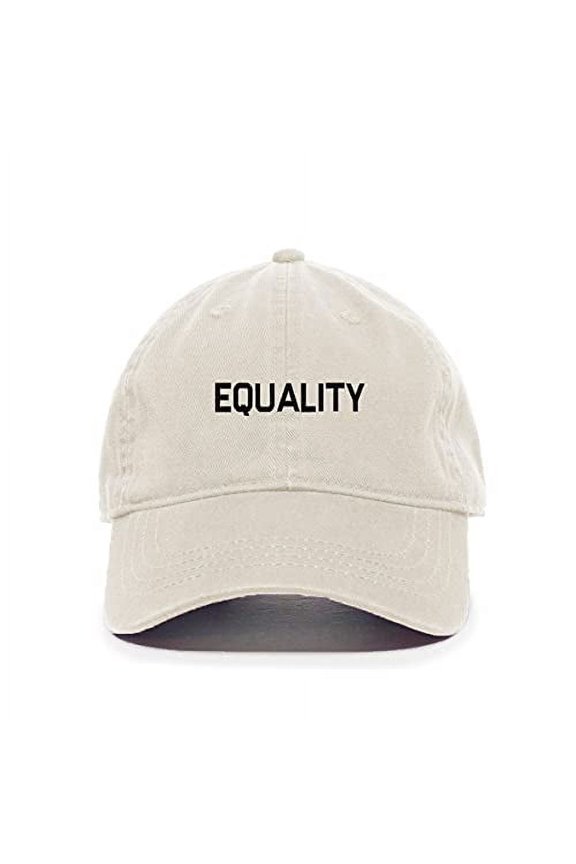 Equality Baseball Cap Embroidered Cotton Adjustable Dad Hat
