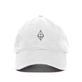 thumbnail image 1 of Tech Design Ethereum Cryptocurrency Baseball Cap Embroidered Cotton Adjustable Dad Hat White, 1 of 1