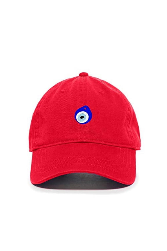 Evil Eye Baseball Cap Embroidered Cotton Adjustable Dad Hat