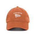 thumbnail image 1 of Tech Design Fire Fighter Baseball Cap Embroidered Cotton Adjustable Dad Hat Orange, 1 of 1