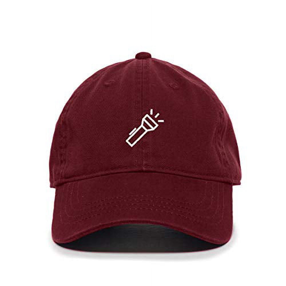 Check Engine Light Embroidered Dad Hat - Adjustable Cotton Baseball Cap, Unisex Streetwear, Brush Black