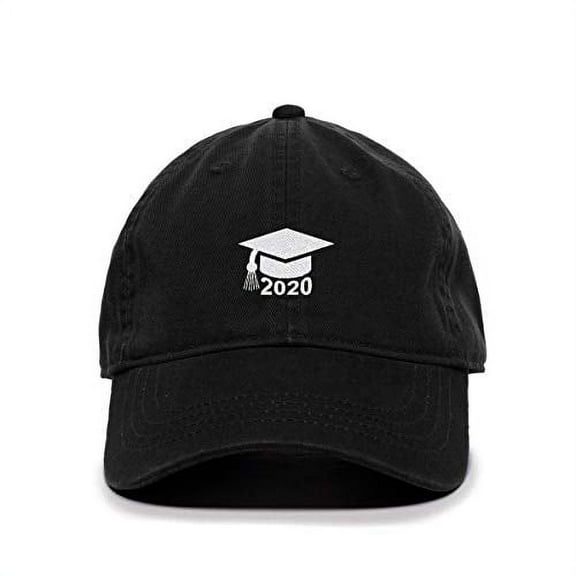 Tech Design Graduation Cap 2020 Baseball Cap Embroidered Cotton Adjustable Dad Hat Black