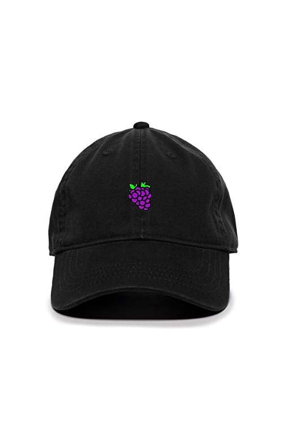 Grape Baseball Cap Embroidered Cotton Adjustable Dad Hat