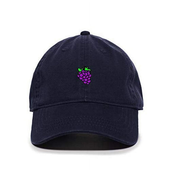 Tech Design Grape Baseball Cap Embroidered Cotton Adjustable Dad Hat