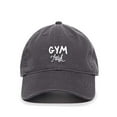 thumbnail image 1 of Tech Design Gym Freak Baseball Cap Embroidered Cotton Adjustable Dad Hat Charcoal, 1 of 1