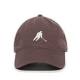 thumbnail image 1 of Tech Design Hockey Player Baseball Cap Embroidered Cotton Adjustable Dad Hat Brown, 1 of 1