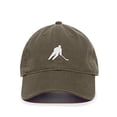thumbnail image 1 of Tech Design Hockey Player Baseball Cap Embroidered Cotton Adjustable Dad Hat Olive, 1 of 1