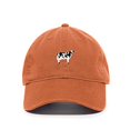 thumbnail image 1 of Tech Design Holstein Dairy Cow Baseball Cap Embroidered Cotton Adjustable Dad Hat Orange, 1 of 1