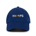 thumbnail image 1 of Tech Design Hoops Basketball Baseball Cap Embroidered Cotton Adjustable Dad Hat Royal Blue, 1 of 1