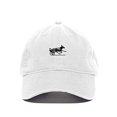 thumbnail image 1 of Tech Design Horse Racing Baseball Cap Embroidered Cotton Adjustable Dad Hat White, 1 of 1