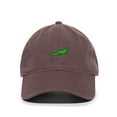 thumbnail image 1 of Tech Design Iguana Baseball Cap Embroidered Cotton Adjustable Dad Hat Brown, 1 of 1
