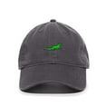 thumbnail image 1 of Tech Design Iguana Baseball Cap Embroidered Cotton Adjustable Dad Hat Charcoal, 1 of 1