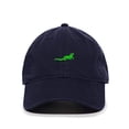 thumbnail image 1 of Tech Design Iguana Baseball Cap Embroidered Cotton Adjustable Dad Hat Navy, 1 of 1